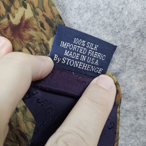 Jerry J. Garcia Necktie Landscape With Eye‎ Collection 10 Stonehenge 100% Silk - Picture 5 of 9